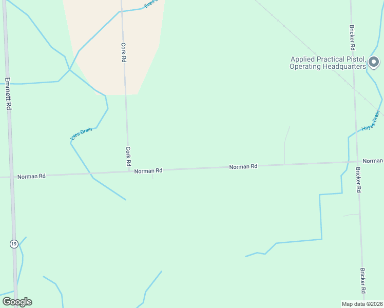 map of restaurants, bars, coffee shops, grocery stores, and more near 10358 Norman Road in Avoca
