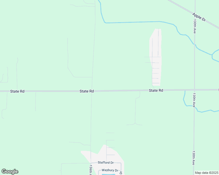 map of restaurants, bars, coffee shops, grocery stores, and more near 13487 State Road in Nunica