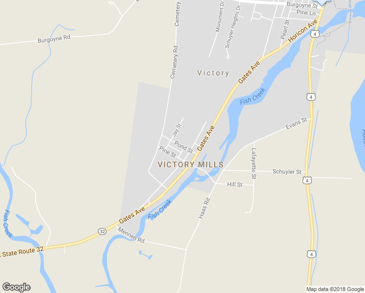 map of restaurants, bars, coffee shops, grocery stores, and more near 8 Pond Street in Schuylerville