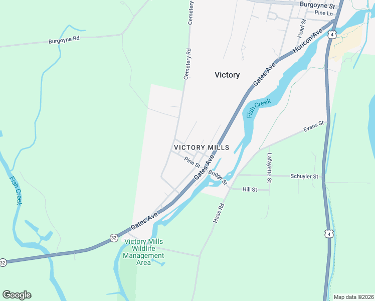 map of restaurants, bars, coffee shops, grocery stores, and more near 8 Pond Street in Victory