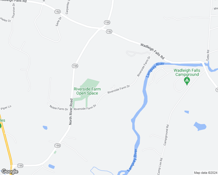 map of restaurants, bars, coffee shops, grocery stores, and more near 27 Riverside Farm Drive in Lee
