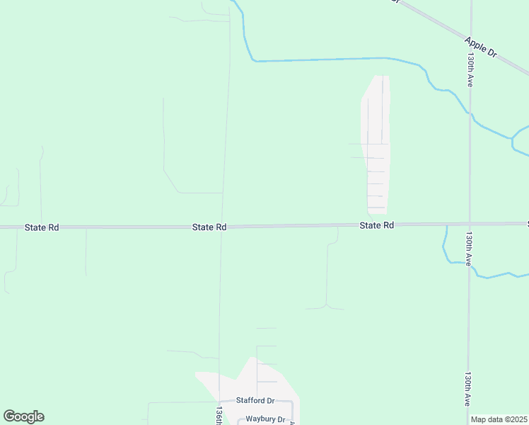 map of restaurants, bars, coffee shops, grocery stores, and more near 13487 State Road in Nunica