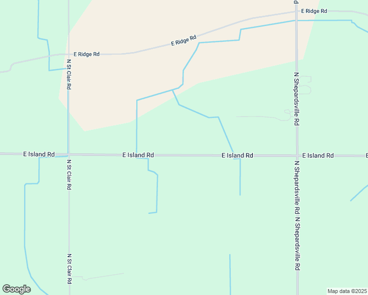 map of restaurants, bars, coffee shops, grocery stores, and more near 6401 East Island Road in Elsie