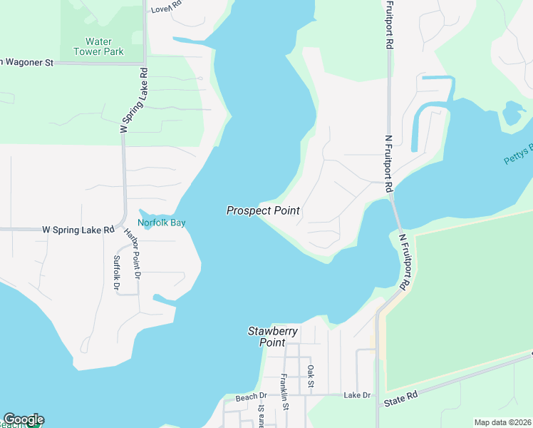 map of restaurants, bars, coffee shops, grocery stores, and more near 17622 Oakwood Drive in Spring Lake