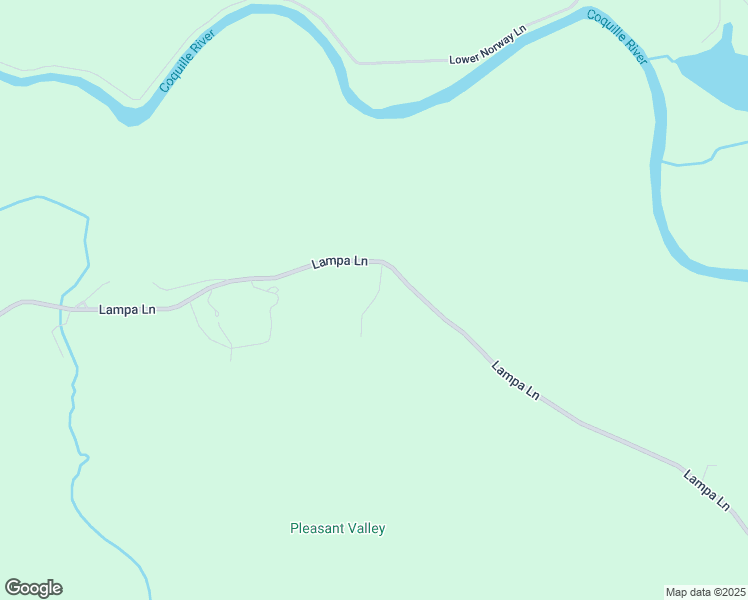 map of restaurants, bars, coffee shops, grocery stores, and more near Shull Road in Coos County