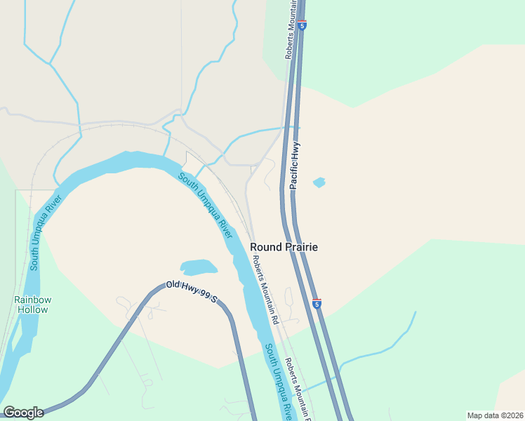 map of restaurants, bars, coffee shops, grocery stores, and more near 3842 Roberts Mountain Road in Myrtle Creek