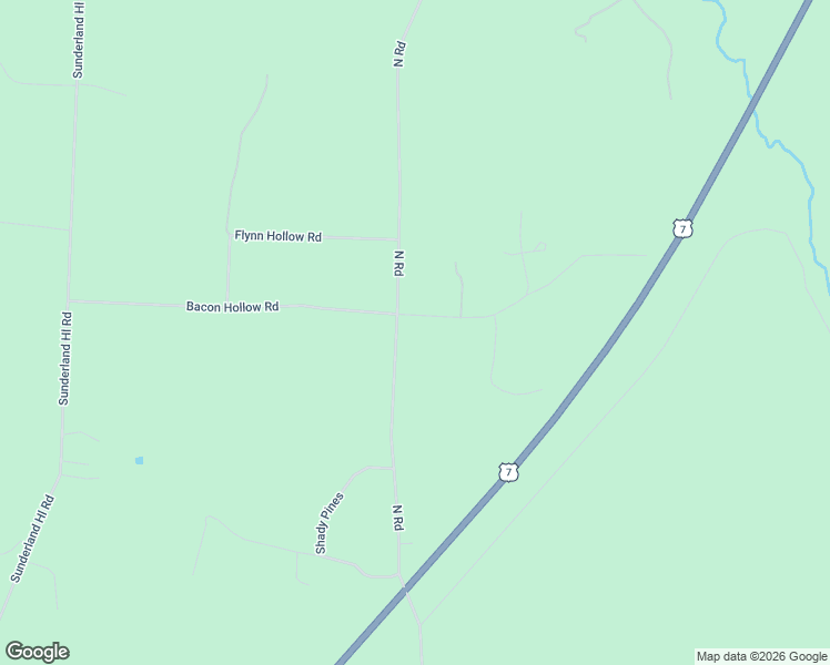 map of restaurants, bars, coffee shops, grocery stores, and more near 1024 Bacon Hollow Road in Sunderland