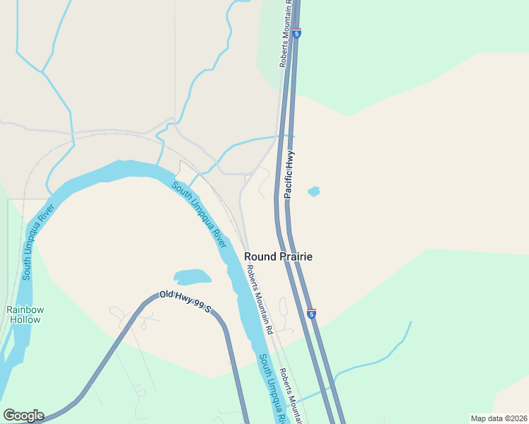 map of restaurants, bars, coffee shops, grocery stores, and more near 3842 Roberts Mountain Road in Myrtle Creek