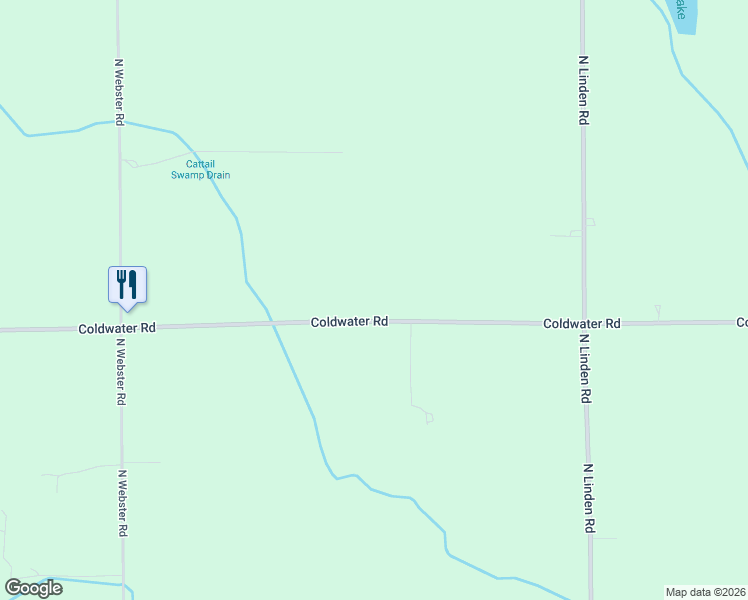 map of restaurants, bars, coffee shops, grocery stores, and more near 5238 Coldwater Road in Flint