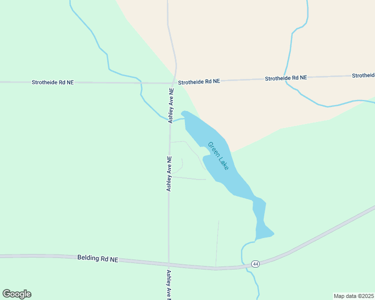 map of restaurants, bars, coffee shops, grocery stores, and more near 6950 Ashley Avenue Northeast in Lowell