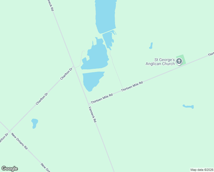 map of restaurants, bars, coffee shops, grocery stores, and more near 12466 Thirteen Mile Road in Denfield