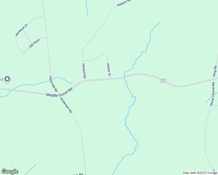 map of restaurants, bars, coffee shops, grocery stores, and more near 296 Middle Grove Road in Middle Grove