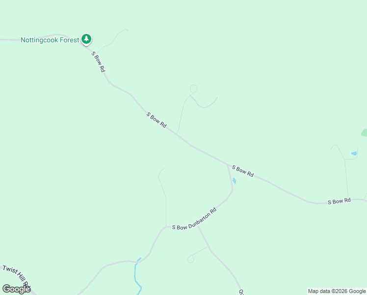 map of restaurants, bars, coffee shops, grocery stores, and more near 82 South Bow Road in Bow