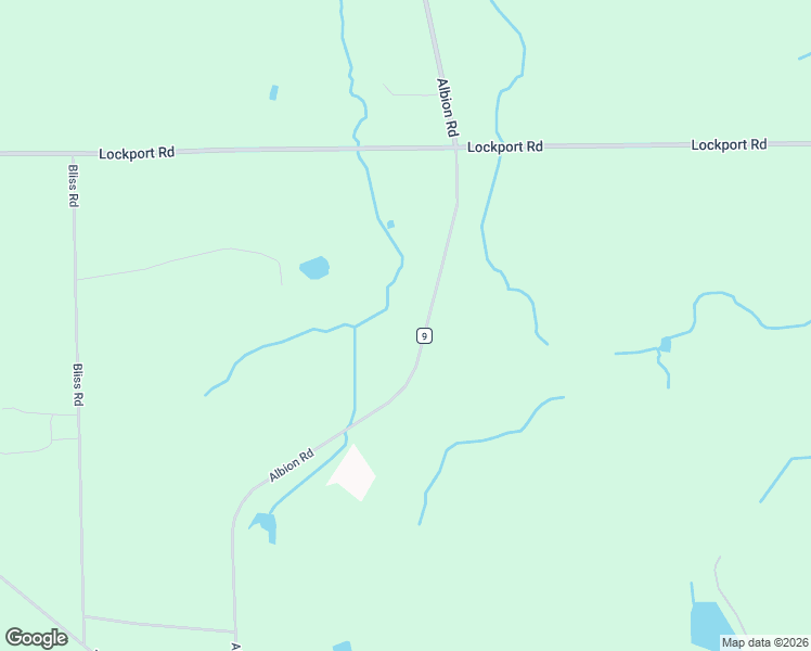 map of restaurants, bars, coffee shops, grocery stores, and more near 6632 Albion Road in Oakfield