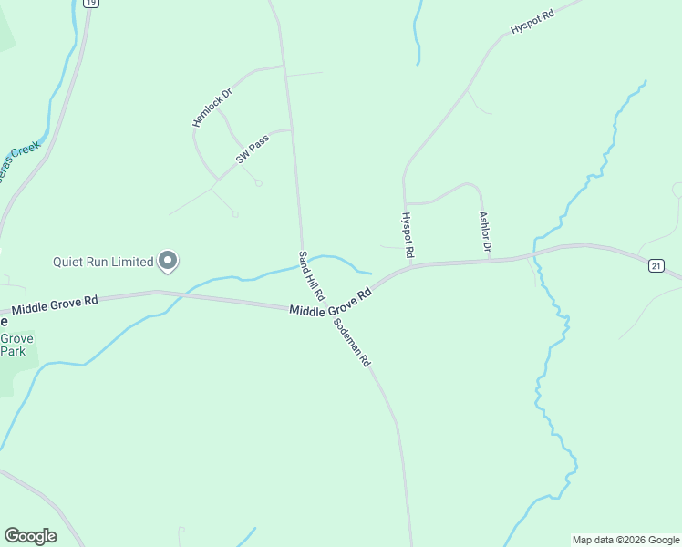 map of restaurants, bars, coffee shops, grocery stores, and more near 5 Sandhill Road in Greenfield Center