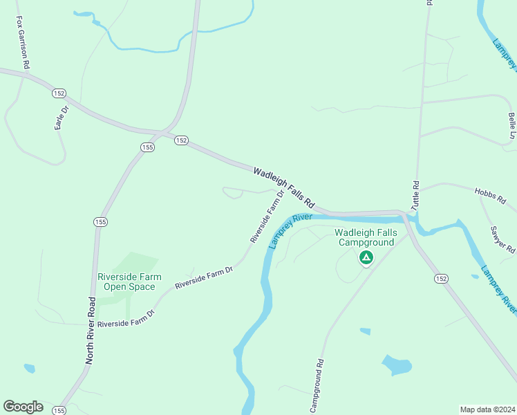 map of restaurants, bars, coffee shops, grocery stores, and more near 20 Duff Thompson Lane in Lee