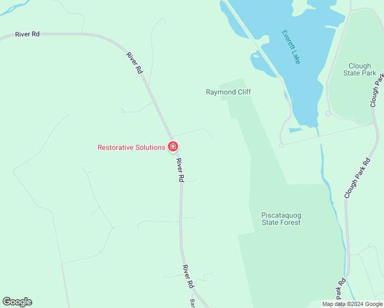 map of restaurants, bars, coffee shops, grocery stores, and more near 954 River Road in Weare