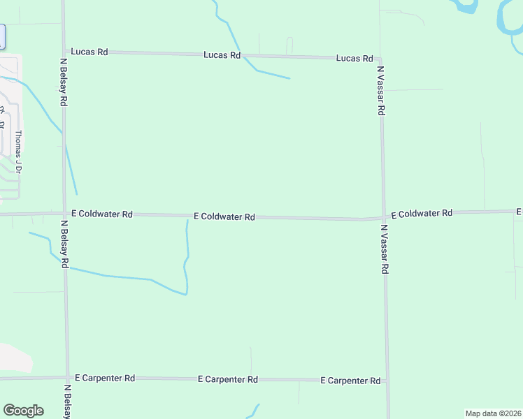 map of restaurants, bars, coffee shops, grocery stores, and more near 6307 East Coldwater Road in Flint