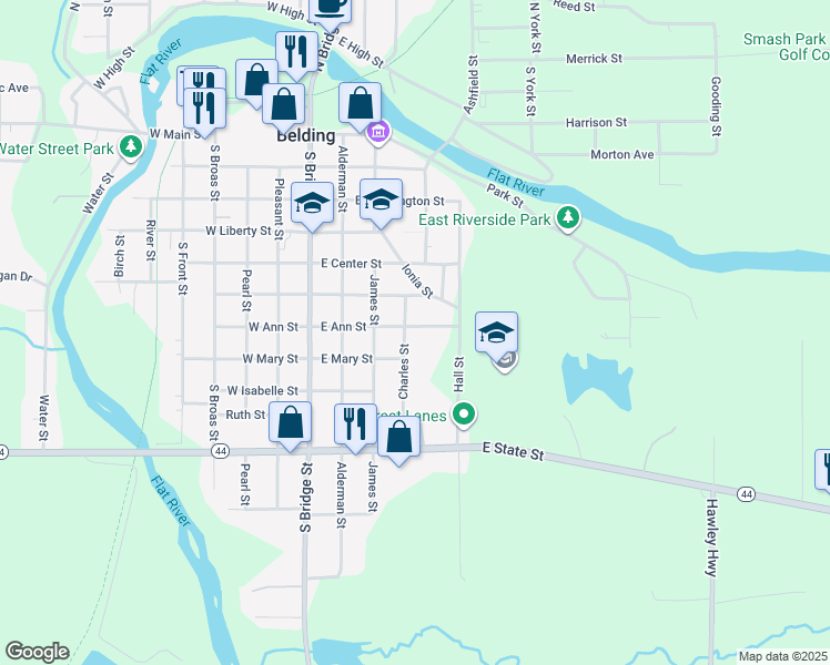 410 East Ann Street, Belding MI Walk Score