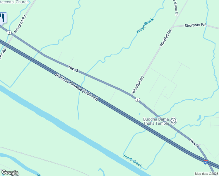 map of restaurants, bars, coffee shops, grocery stores, and more near 111 Dodge Lane in Utica