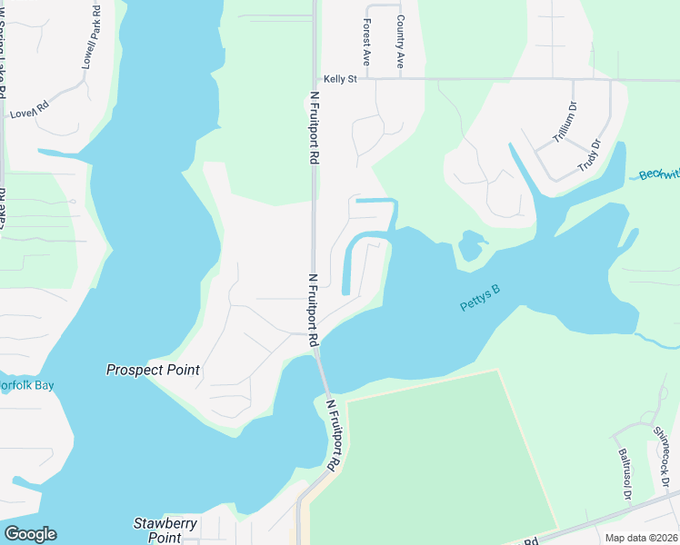 map of restaurants, bars, coffee shops, grocery stores, and more near 17882 Channel View Drive in Spring Lake