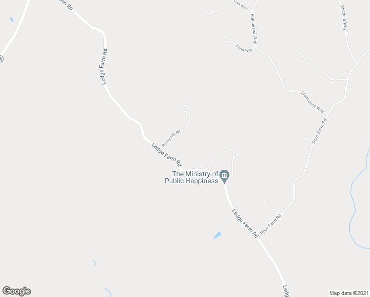 map of restaurants, bars, coffee shops, grocery stores, and more near 11 Rocky Hill Road in Nottingham
