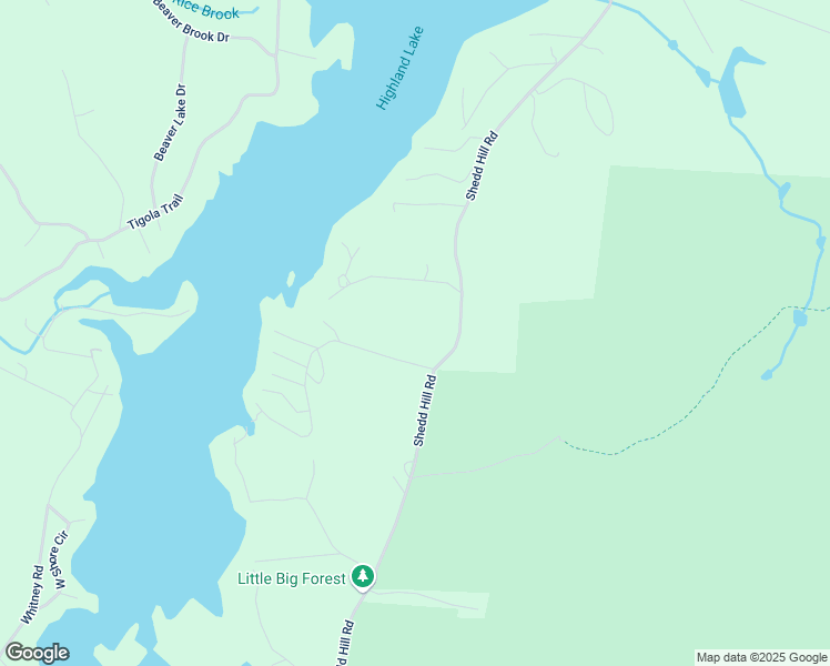 map of restaurants, bars, coffee shops, grocery stores, and more near 79 Fernwood Road in Stoddard