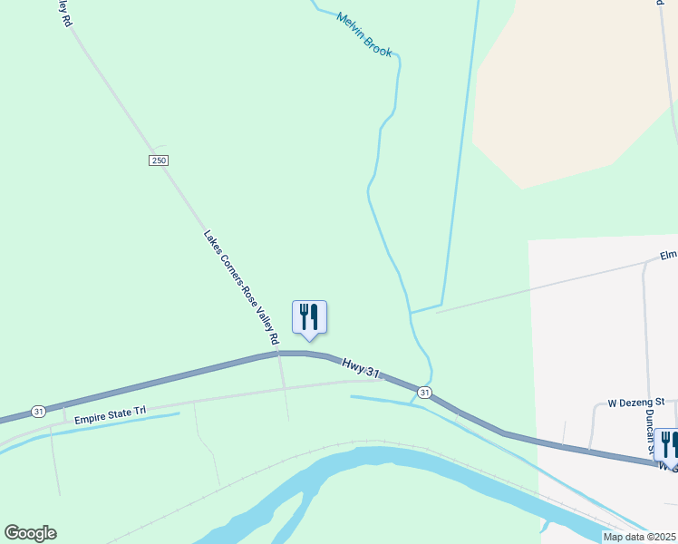 map of restaurants, bars, coffee shops, grocery stores, and more near in Clyde