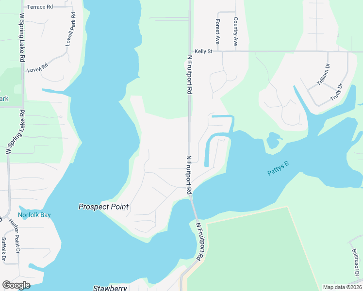 map of restaurants, bars, coffee shops, grocery stores, and more near 17871 North Fruitport Road in Spring Lake