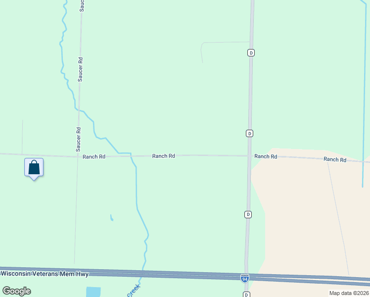 map of restaurants, bars, coffee shops, grocery stores, and more near W3112 Ranch Road in Watertown