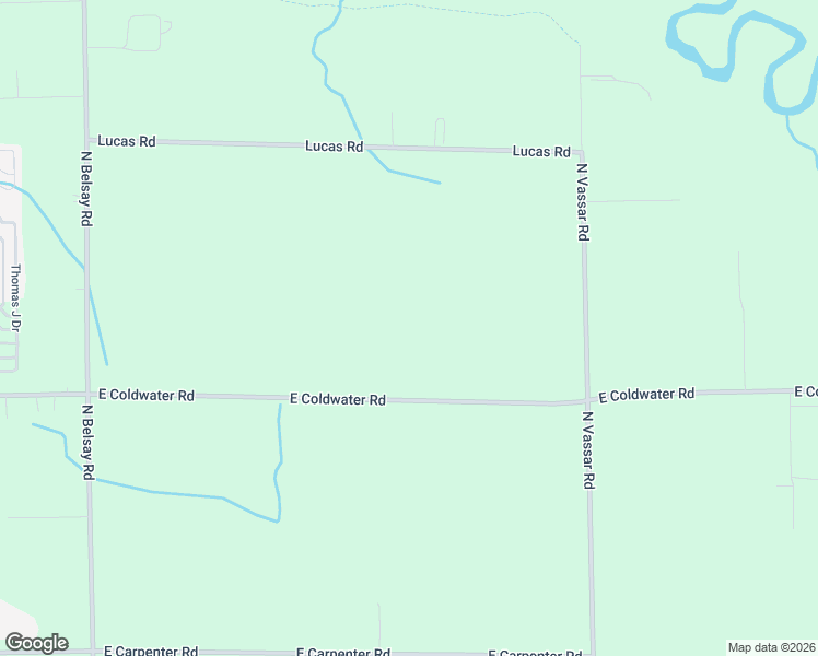 map of restaurants, bars, coffee shops, grocery stores, and more near 6317 East Coldwater Road in Flint