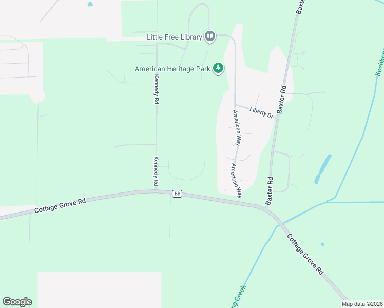 map of restaurants, bars, coffee shops, grocery stores, and more near 2169 Southern Court in Cottage Grove