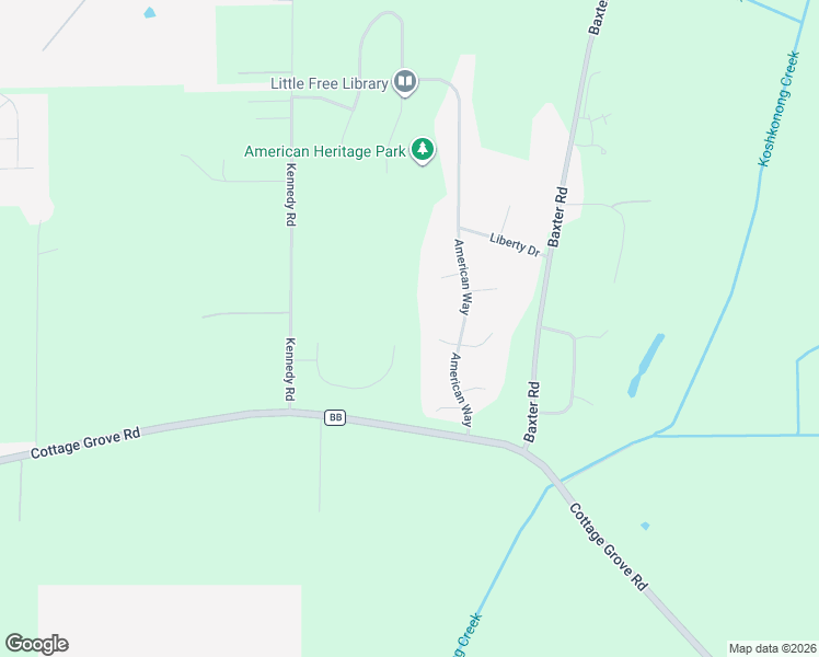 map of restaurants, bars, coffee shops, grocery stores, and more near 2169 Southern Court in Cottage Grove