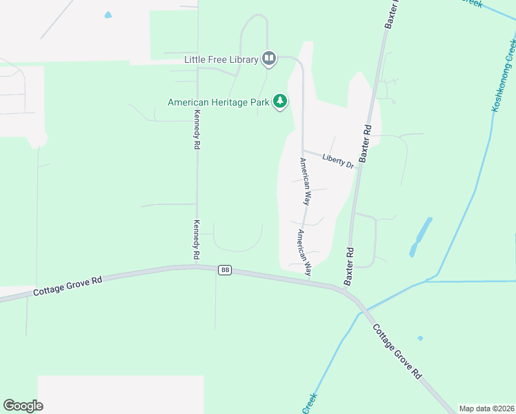 map of restaurants, bars, coffee shops, grocery stores, and more near 4506 Kennedy Rd in Cottage Grove