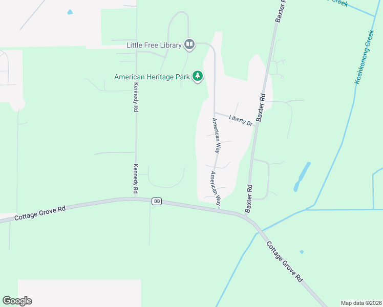 map of restaurants, bars, coffee shops, grocery stores, and more near 2165 Independence Circle in Cottage Grove