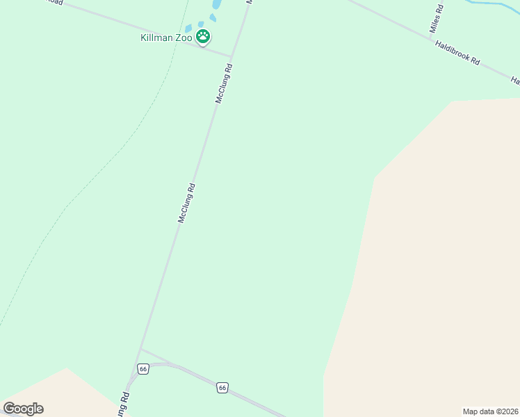 map of restaurants, bars, coffee shops, grocery stores, and more near 422 McClung Road in Caledonia