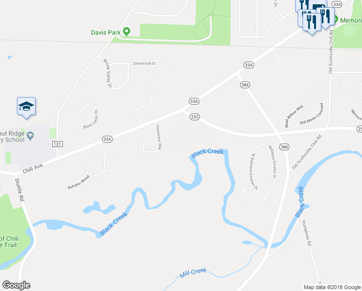 map of restaurants, bars, coffee shops, grocery stores, and more near 139 Autumn Chapel Way in Rochester