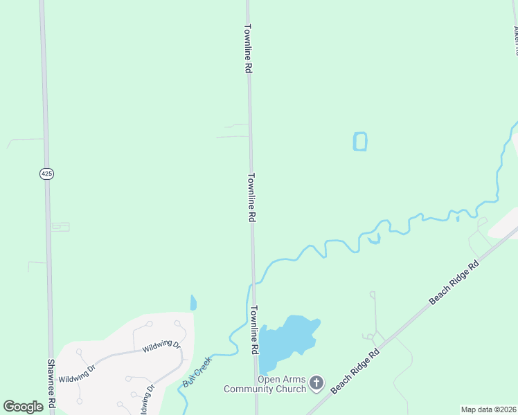 map of restaurants, bars, coffee shops, grocery stores, and more near 6869 Townline Road in North Tonawanda