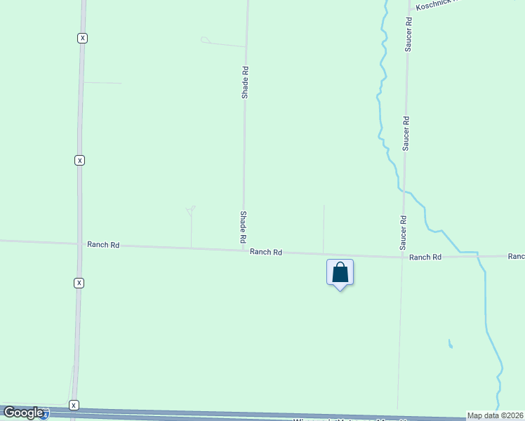 map of restaurants, bars, coffee shops, grocery stores, and more near W3112 Ranch Road in Watertown