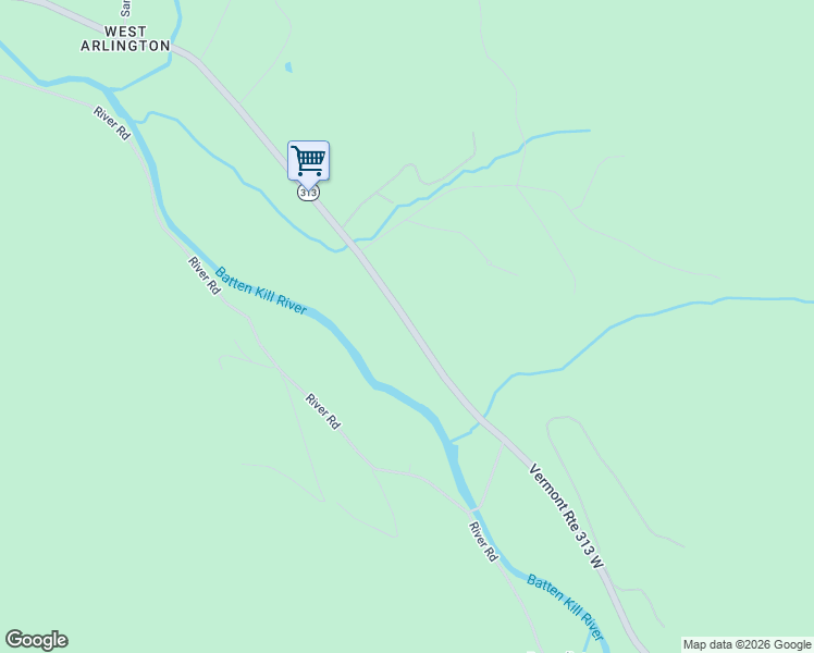 map of restaurants, bars, coffee shops, grocery stores, and more near 2989 Batten Kill Road in Arlington