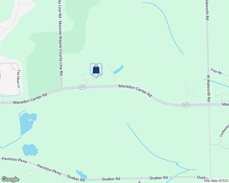 map of restaurants, bars, coffee shops, grocery stores, and more near 244 Macedon Center Road in Macedon