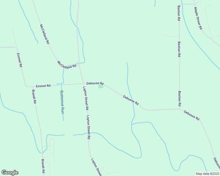 map of restaurants, bars, coffee shops, grocery stores, and more near 7589 Debusse Road in Lyons