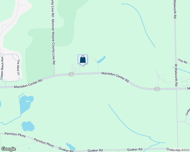 map of restaurants, bars, coffee shops, grocery stores, and more near 244 Macedon Center Road in Macedon