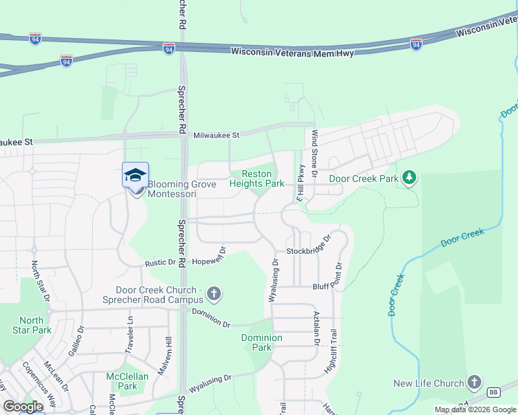 map of restaurants, bars, coffee shops, grocery stores, and more near in Madison