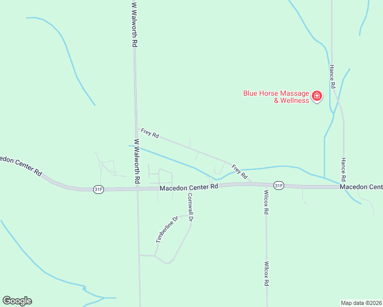 map of restaurants, bars, coffee shops, grocery stores, and more near 628 Frey Road in Macedon