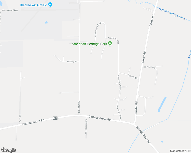 map of restaurants, bars, coffee shops, grocery stores, and more near 4506 Kennedy Rd in Cottage Grove