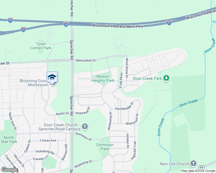 map of restaurants, bars, coffee shops, grocery stores, and more near in Madison