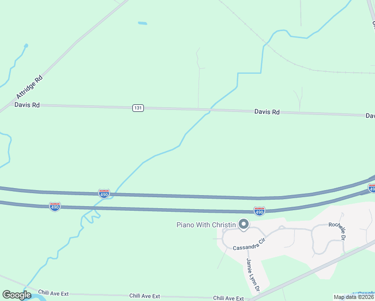 map of restaurants, bars, coffee shops, grocery stores, and more near 1585 Davis Road in Churchville