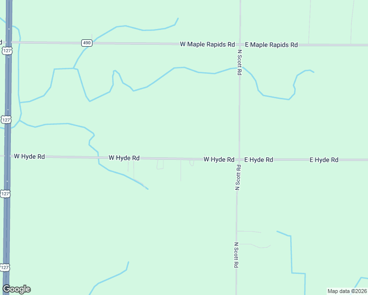 map of restaurants, bars, coffee shops, grocery stores, and more near 1210 West Hyde Road in Saint Johns
