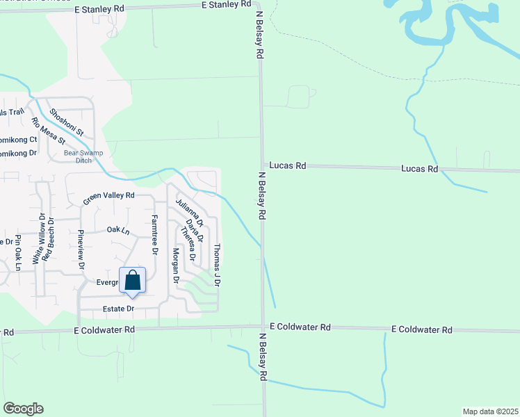 map of restaurants, bars, coffee shops, grocery stores, and more near 936 Kathy Circle in Flint